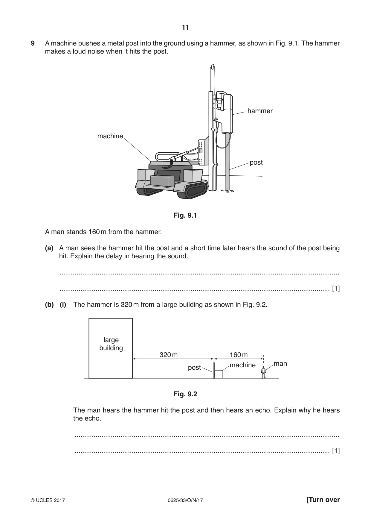 Cambridge IGCSE Physics 0625 2017 Oct/Nov Paper 3 · Variant 3 question paper, page 11 of 16