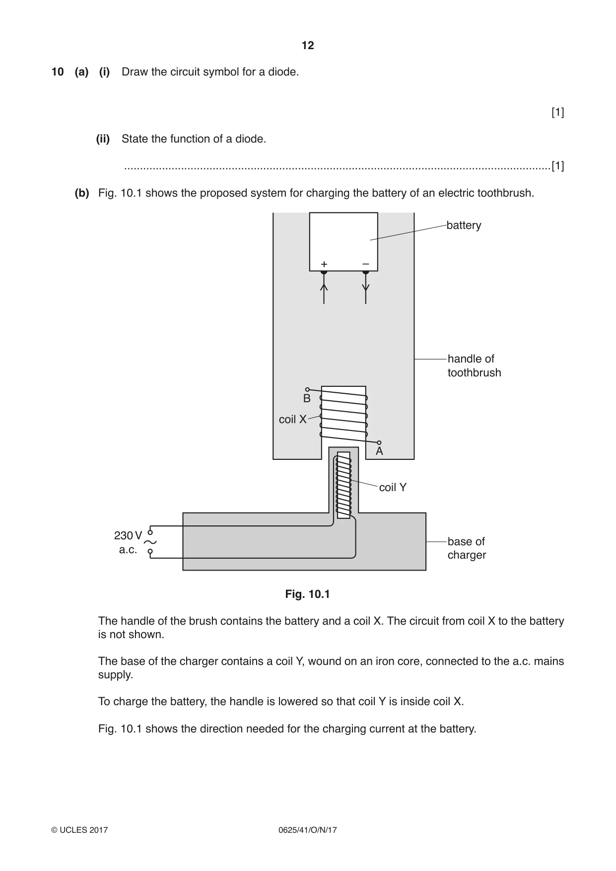 Cambridge IGCSE Physics 0625 2017 Oct/Nov Paper 4 · Variant 1 question paper, page 12 of 16