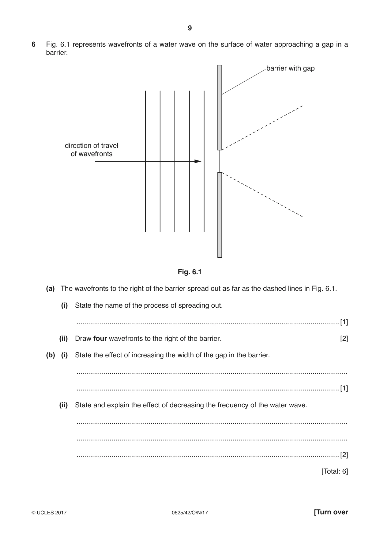 Cambridge IGCSE Physics 0625 2017 Oct/Nov Paper 4 · Variant 2 question paper, page 9 of 16