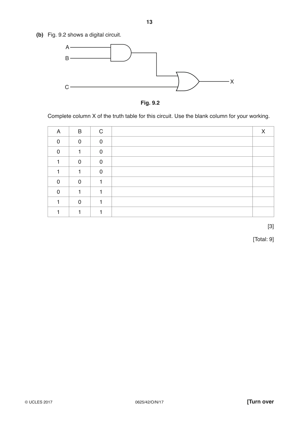Cambridge IGCSE Physics 0625 2017 Oct/Nov Paper 4 · Variant 2 question paper, page 13 of 16