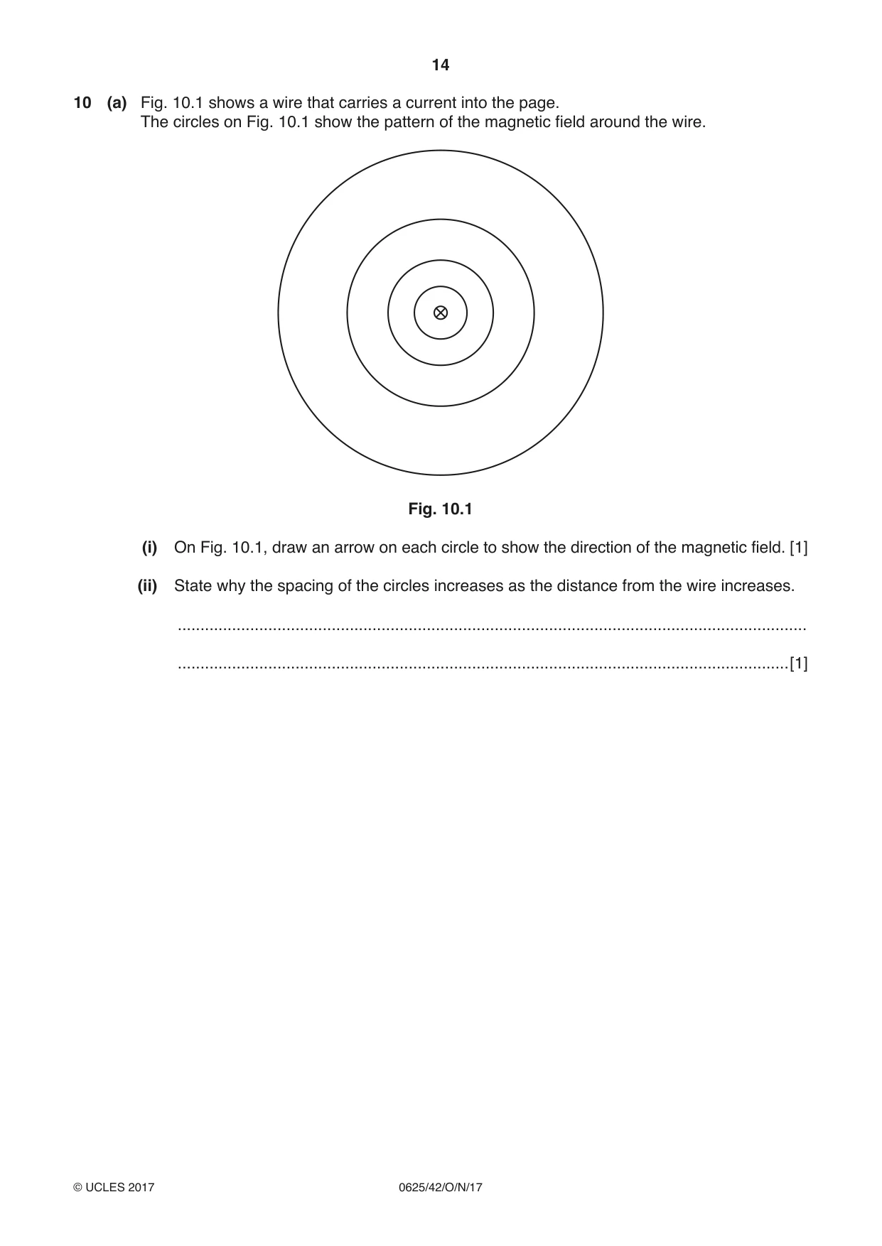 Cambridge IGCSE Physics 0625 2017 Oct/Nov Paper 4 · Variant 2 question paper, page 14 of 16
