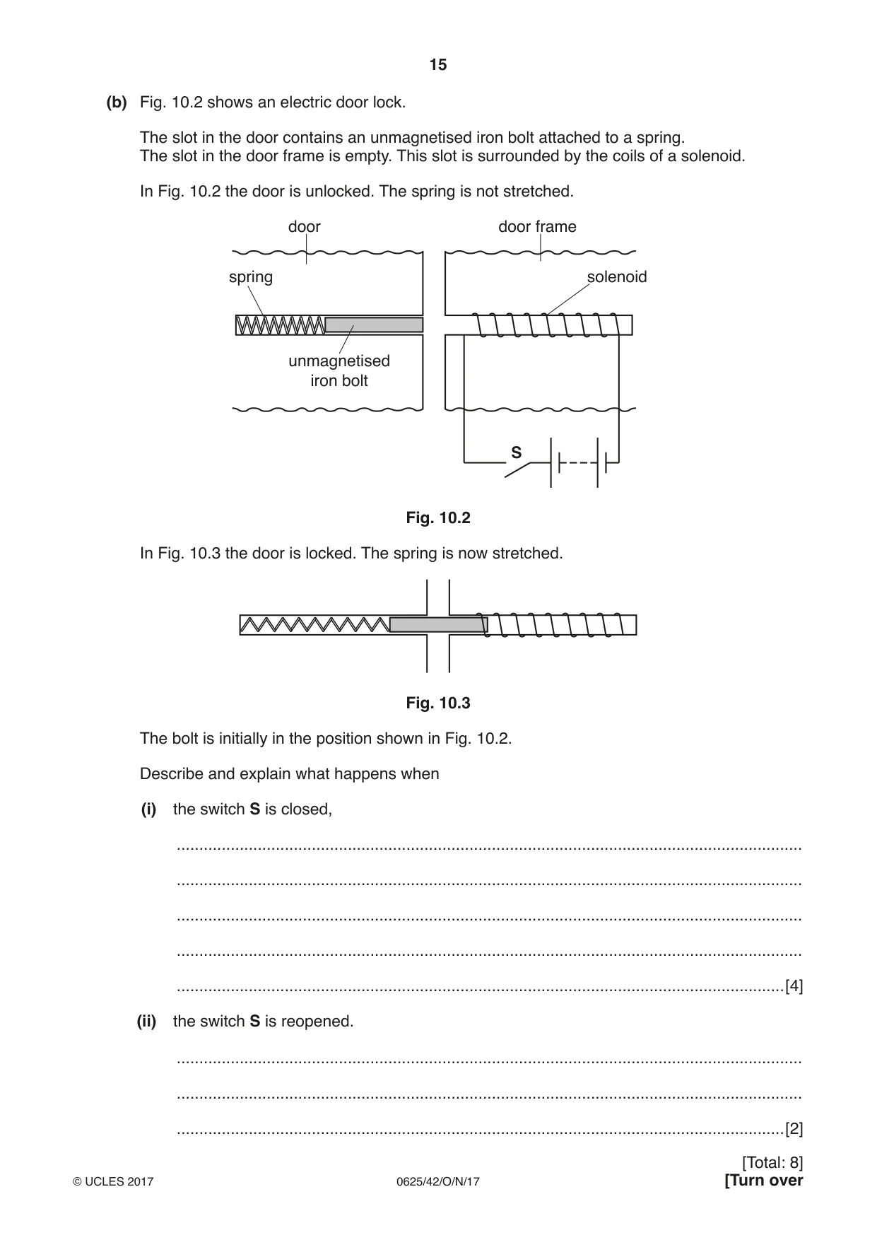 Cambridge IGCSE Physics 0625 2017 Oct/Nov Paper 4 · Variant 2 question paper, page 15 of 16