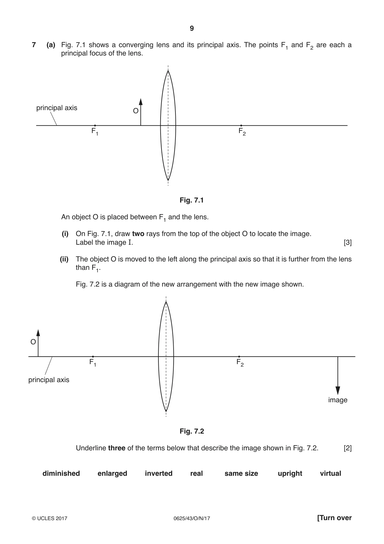 Cambridge IGCSE Physics 0625 2017 Oct/Nov Paper 4 · Variant 3 question paper, page 9 of 16