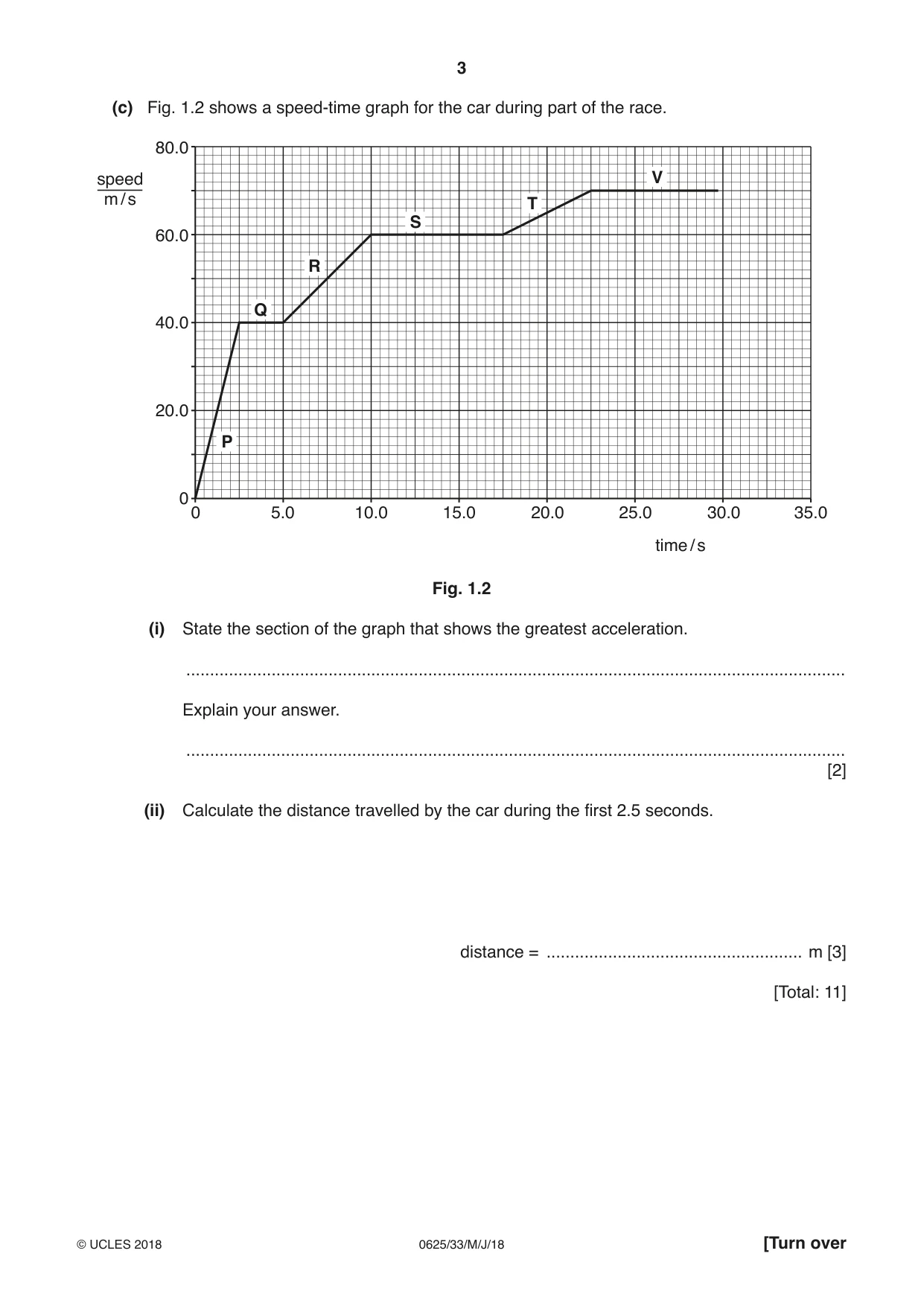 Cambridge IGCSE Physics 0625 2018 May/June Paper 3 · Variant 3 question paper, page 3 of 16