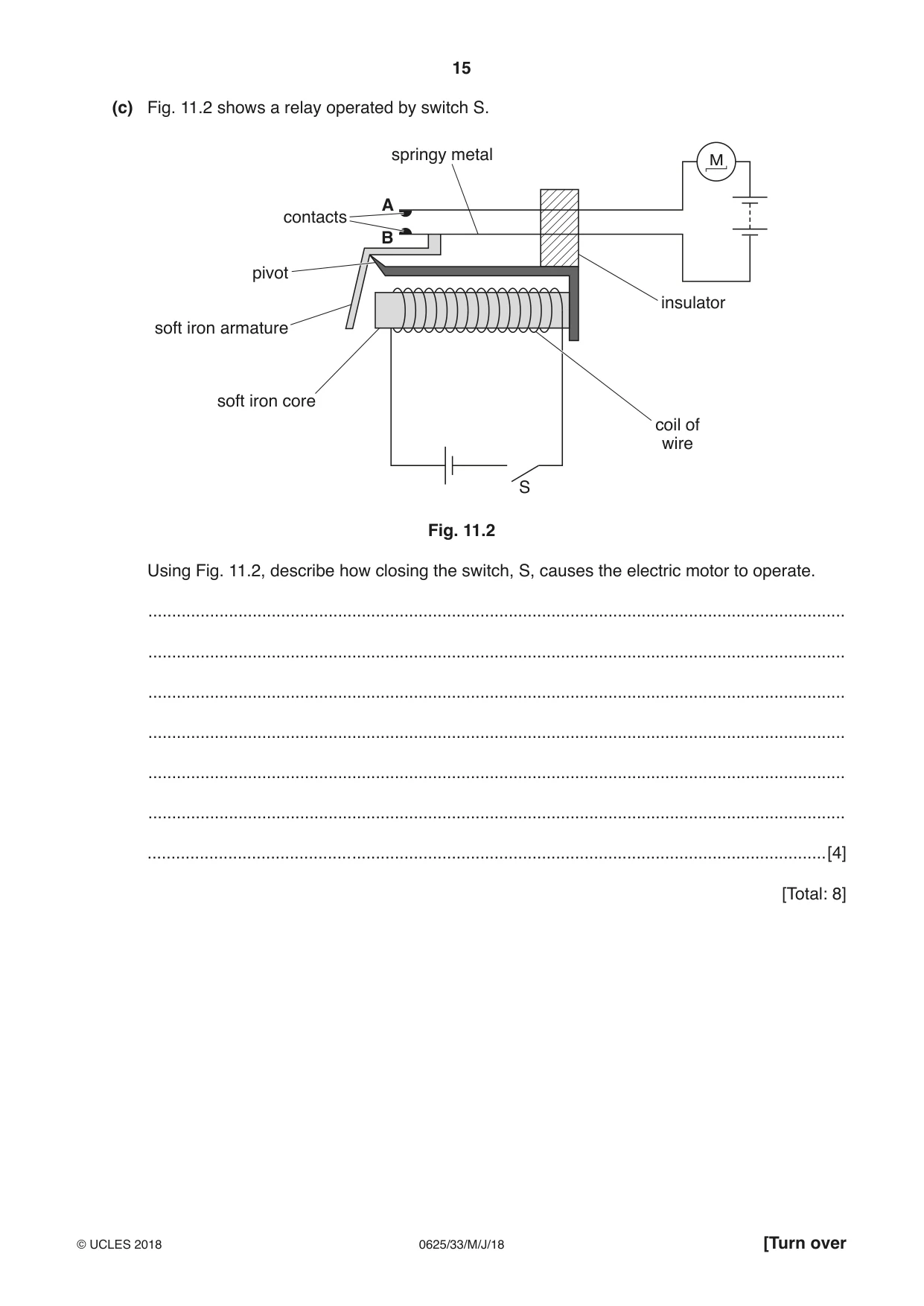 Cambridge IGCSE Physics 0625 2018 May/June Paper 3 · Variant 3 question paper, page 15 of 16