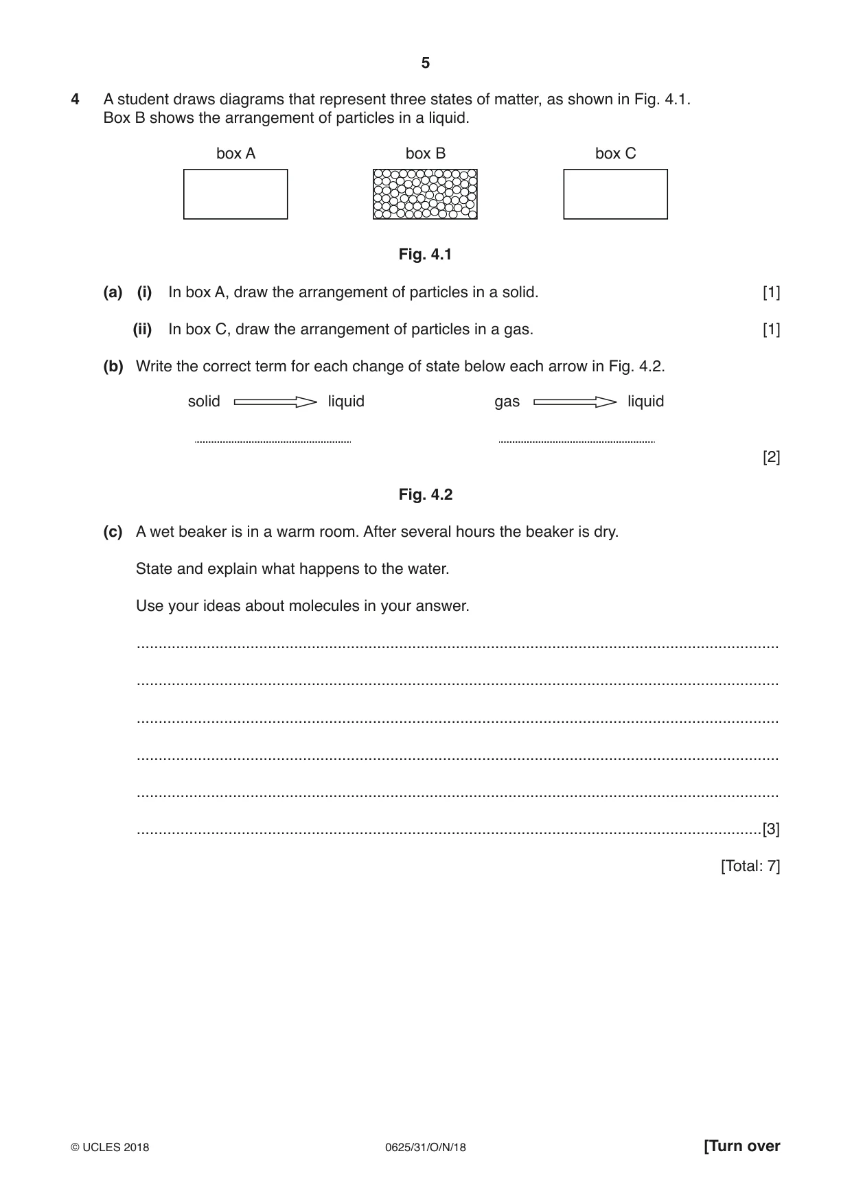 Cambridge IGCSE Physics 0625 2018 Oct/Nov Paper 3 · Variant 1 question paper, page 5 of 16