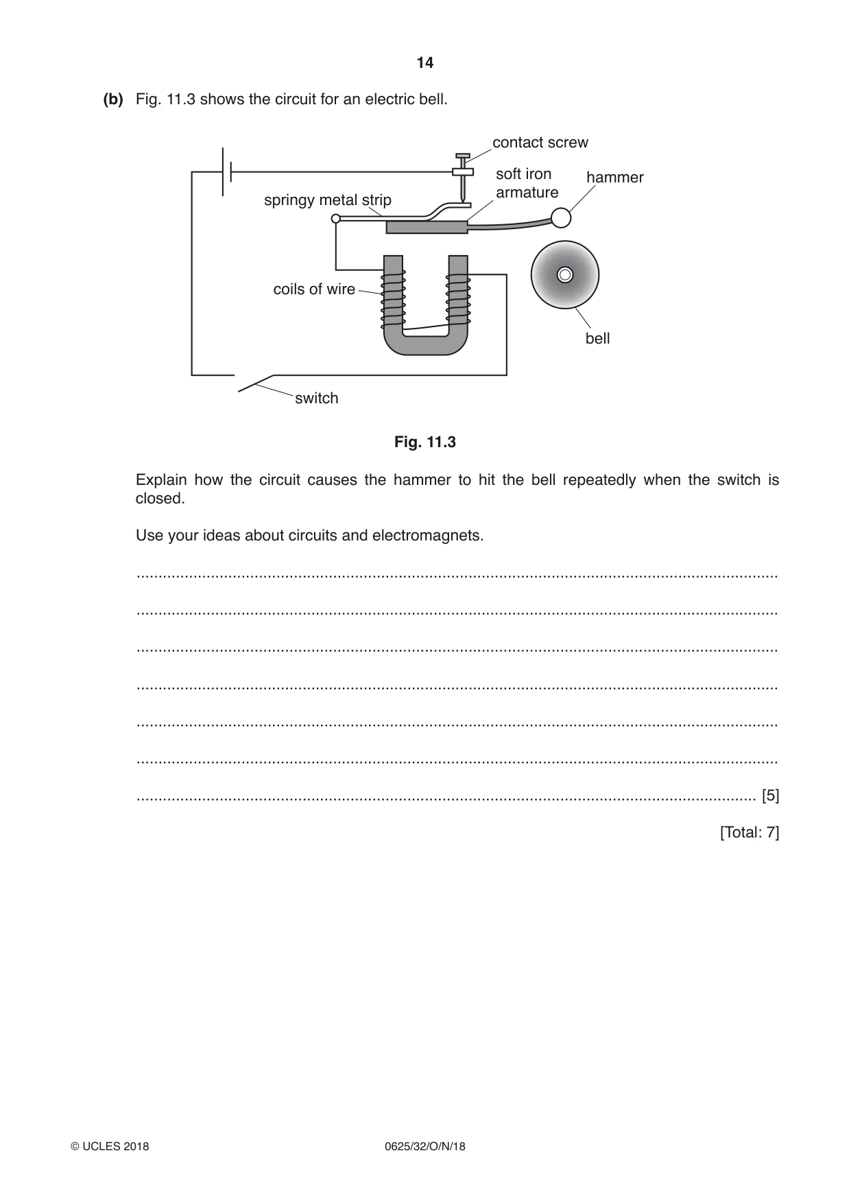 Cambridge IGCSE Physics 0625 2018 Oct/Nov Paper 3 · Variant 2 question paper, page 14 of 16