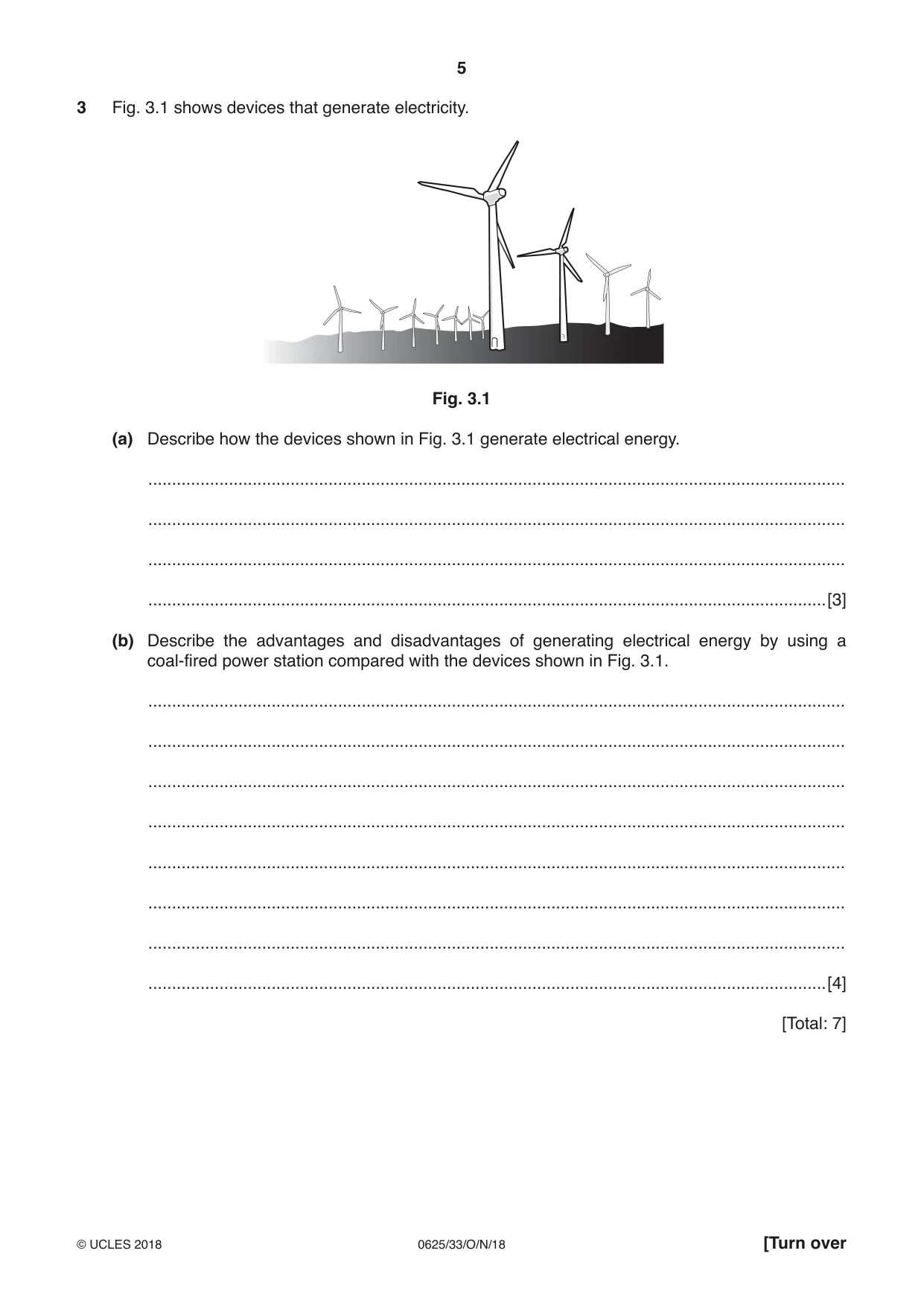 Cambridge IGCSE Physics 0625 2018 Oct/Nov Paper 3 · Variant 3 question paper, page 5 of 16