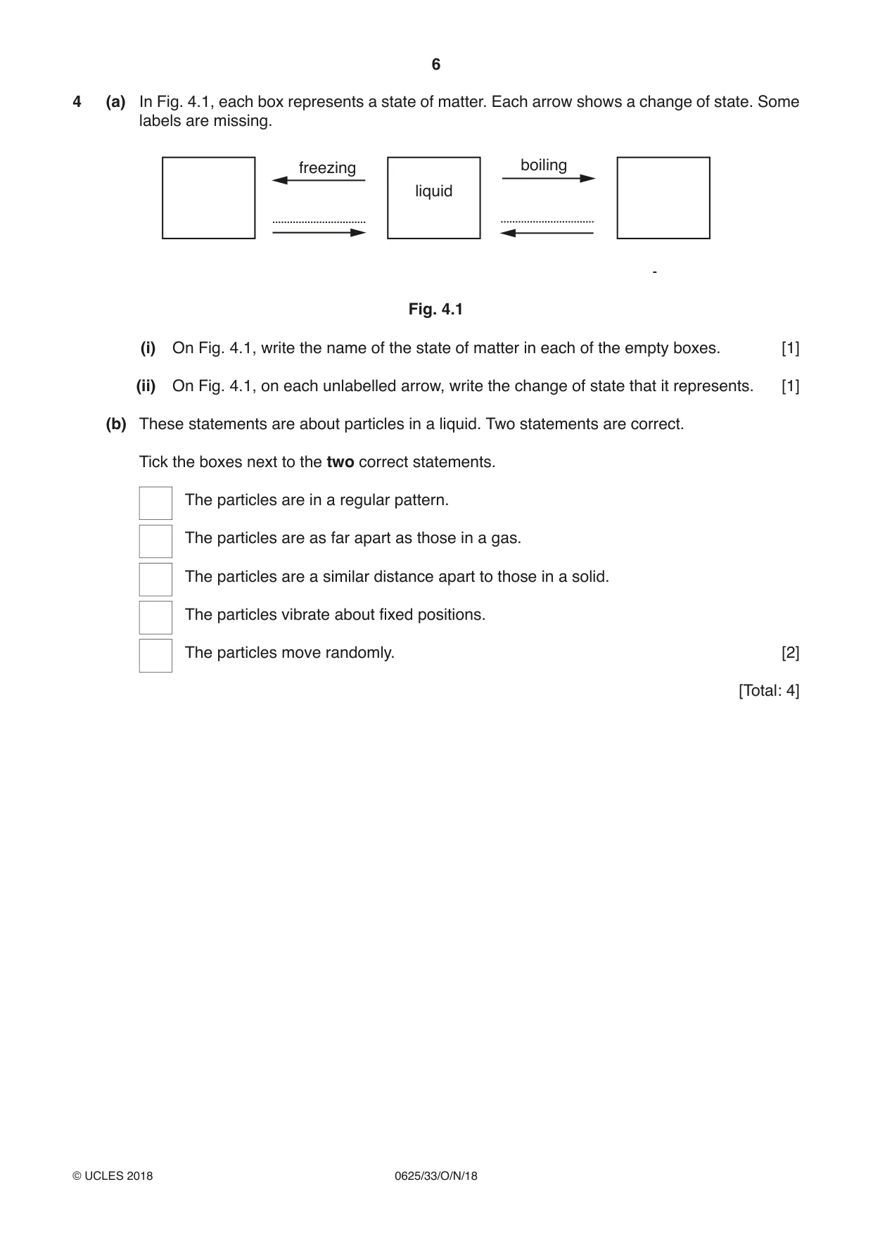 Cambridge IGCSE Physics 0625 2018 Oct/Nov Paper 3 · Variant 3 question paper, page 6 of 16