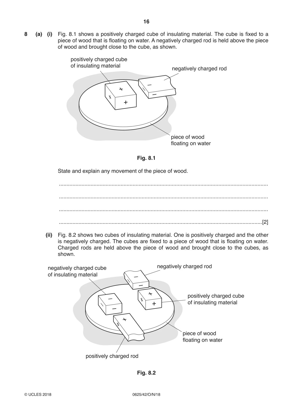Cambridge IGCSE Physics 0625 2018 Oct/Nov Paper 4 · Variant 2 question paper, page 16 of 20