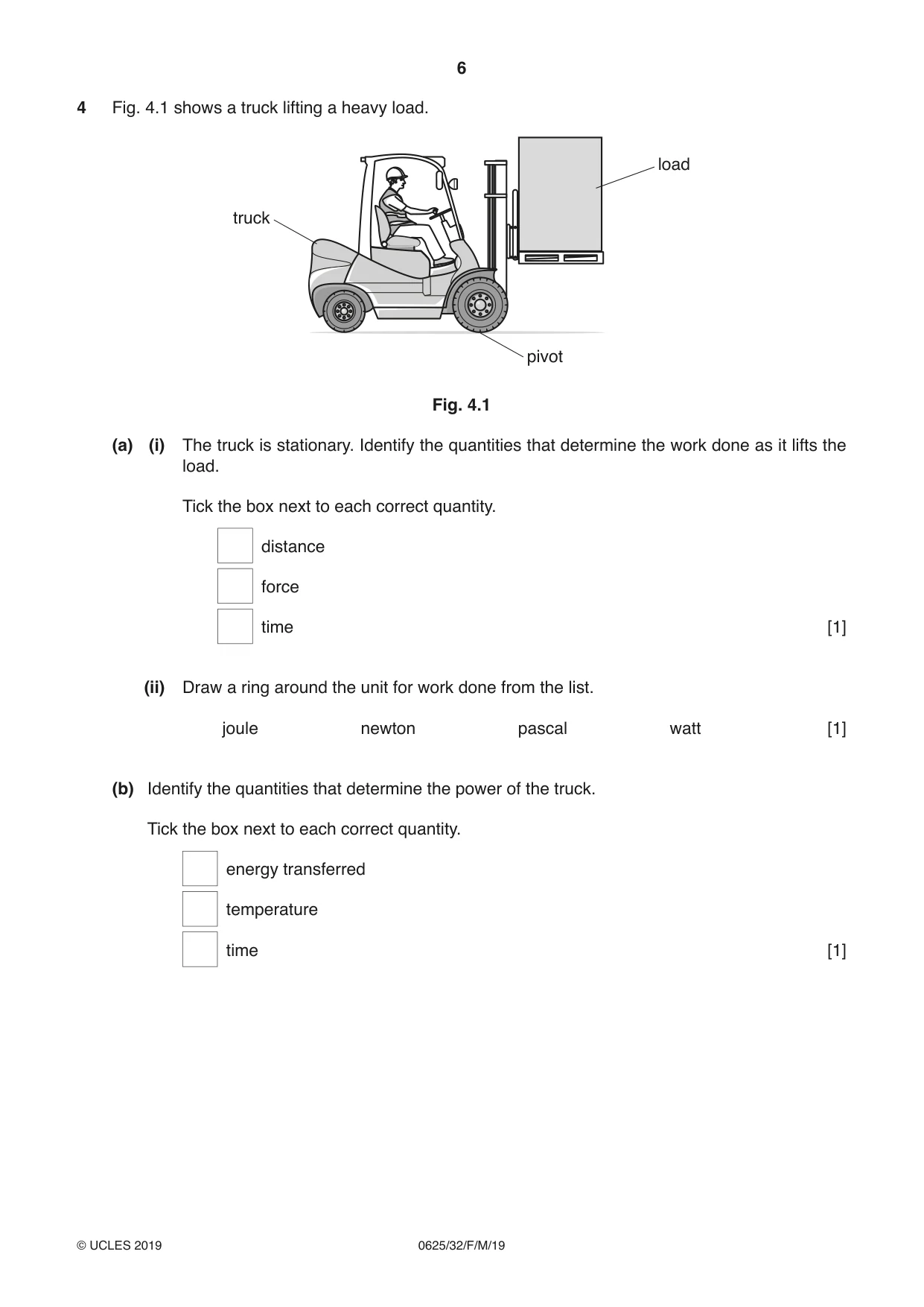 Cambridge IGCSE Physics 0625 2019 Feb/March Paper 3 · Variant 2 question paper, page 7 of 17