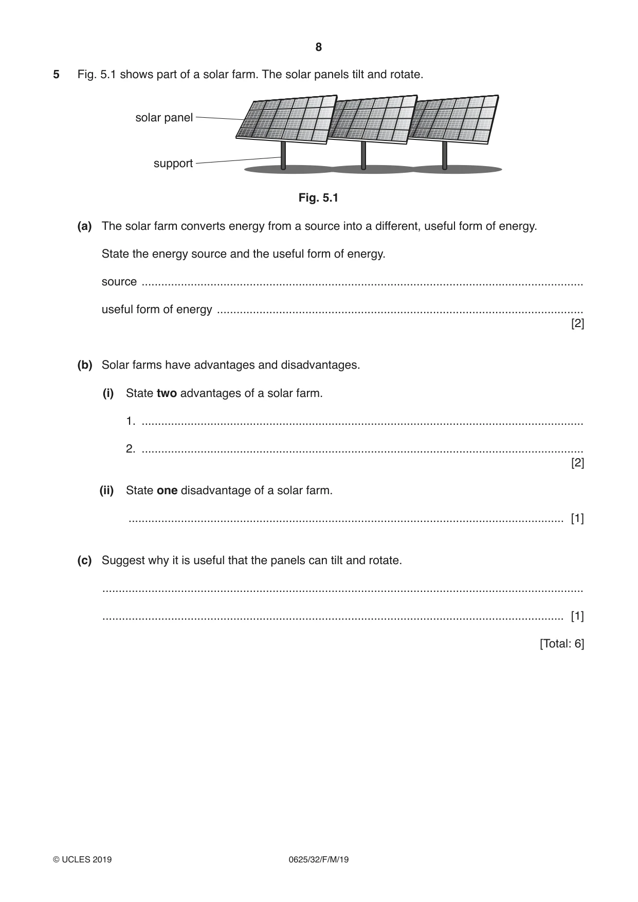 Cambridge IGCSE Physics 0625 2019 Feb/March Paper 3 · Variant 2 question paper, page 9 of 17