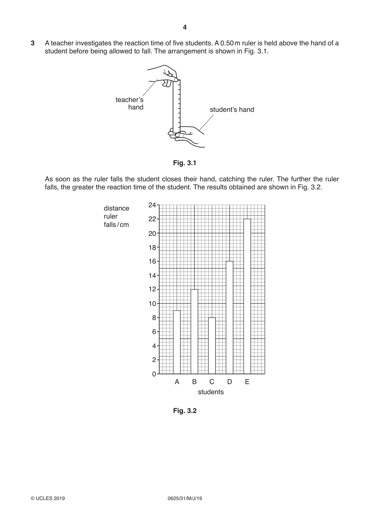 Cambridge IGCSE Physics 0625 2019 May/June Paper 3 · Variant 1 question paper, page 4 of 16