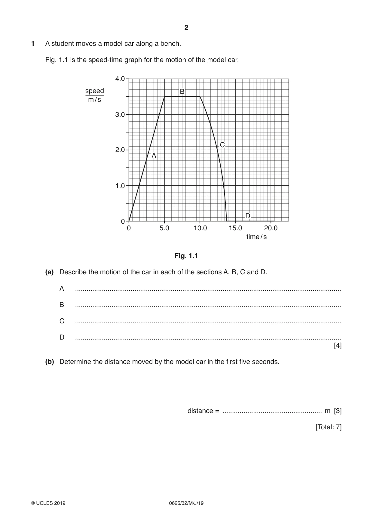 Cambridge IGCSE Physics 0625 2019 May/June Paper 3 · Variant 2 question paper, page 2 of 16