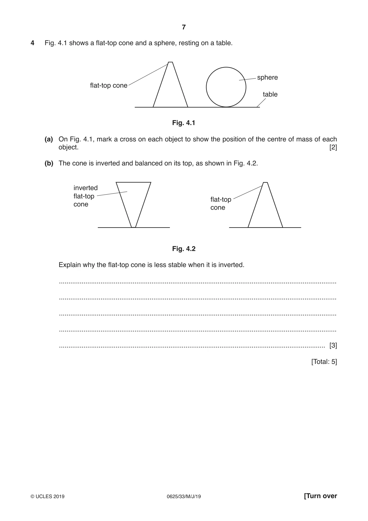 Cambridge IGCSE Physics 0625 2019 May/June Paper 3 · Variant 3 question paper, page 7 of 16