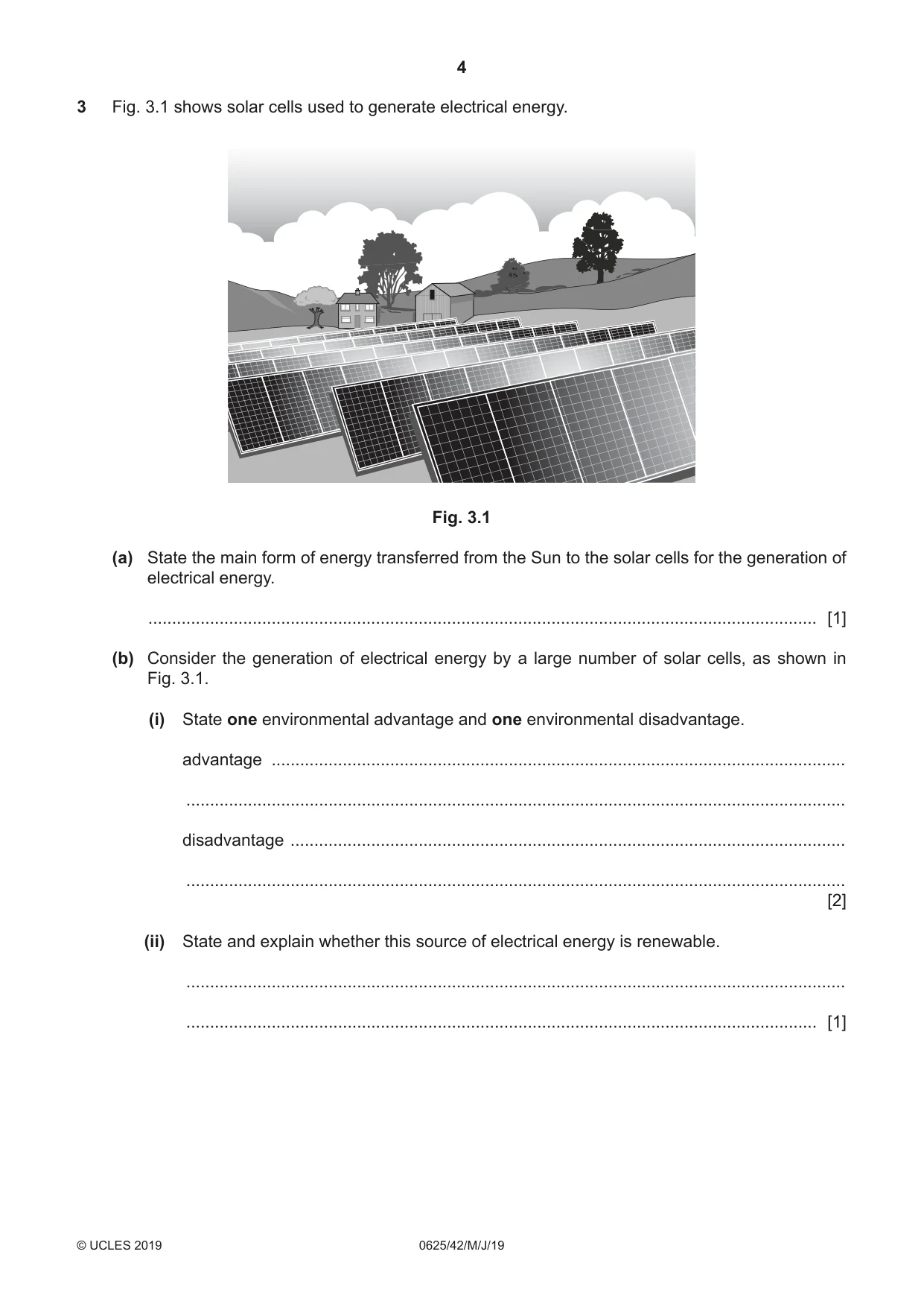 Cambridge IGCSE Physics 0625 2019 May/June Paper 4 · Variant 2 question paper, page 4 of 16