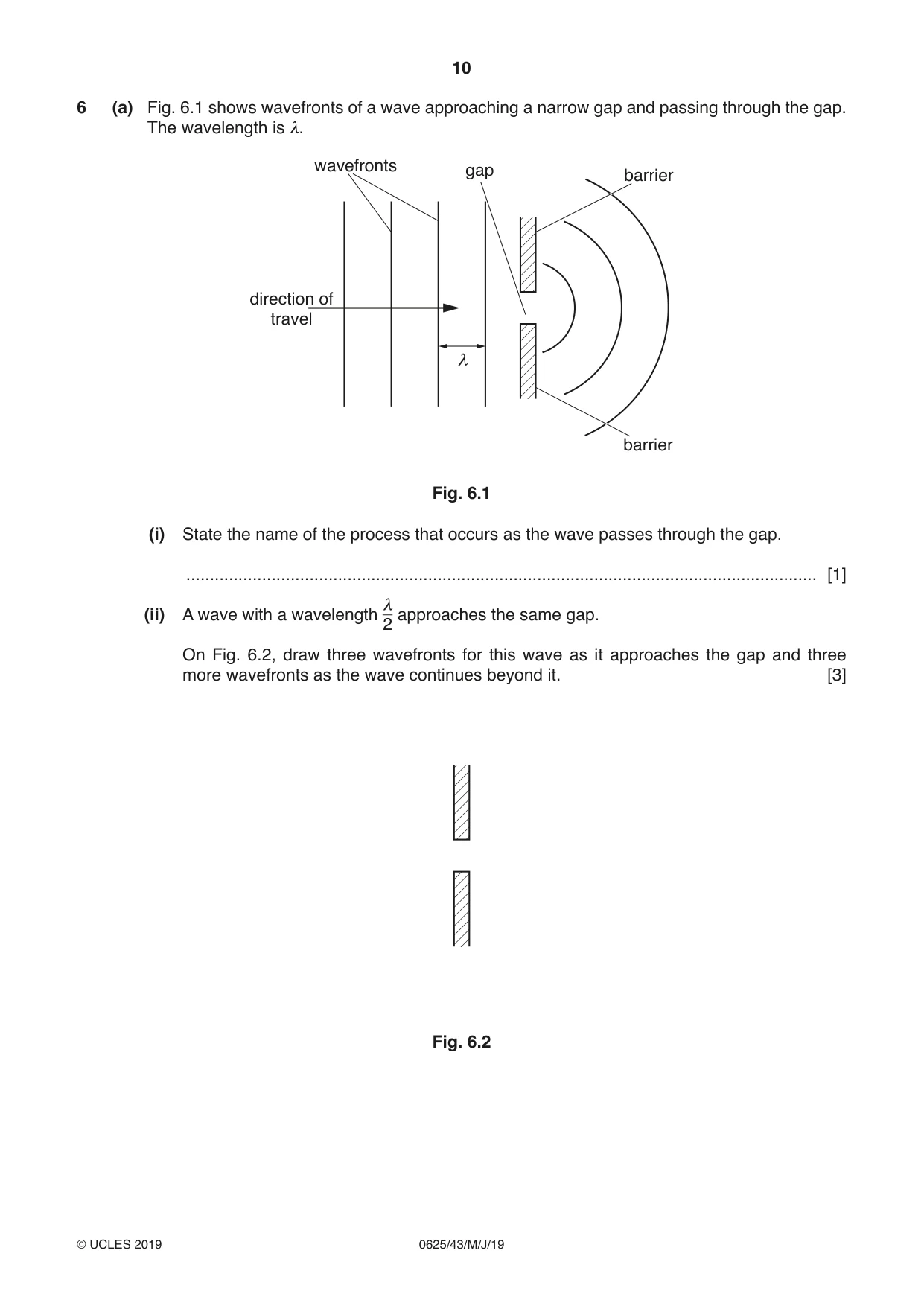 Cambridge IGCSE Physics 0625 2019 May/June Paper 4 · Variant 3 question paper, page 10 of 20