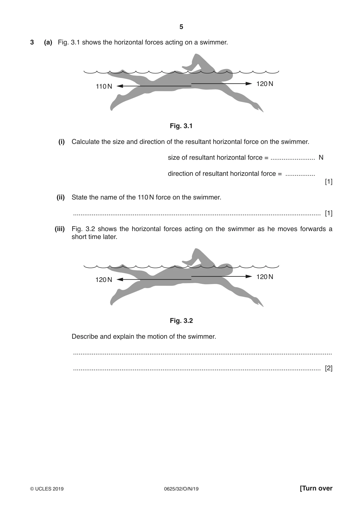 Cambridge IGCSE Physics 0625 2019 Oct/Nov Paper 3 · Variant 2 question paper, page 5 of 20