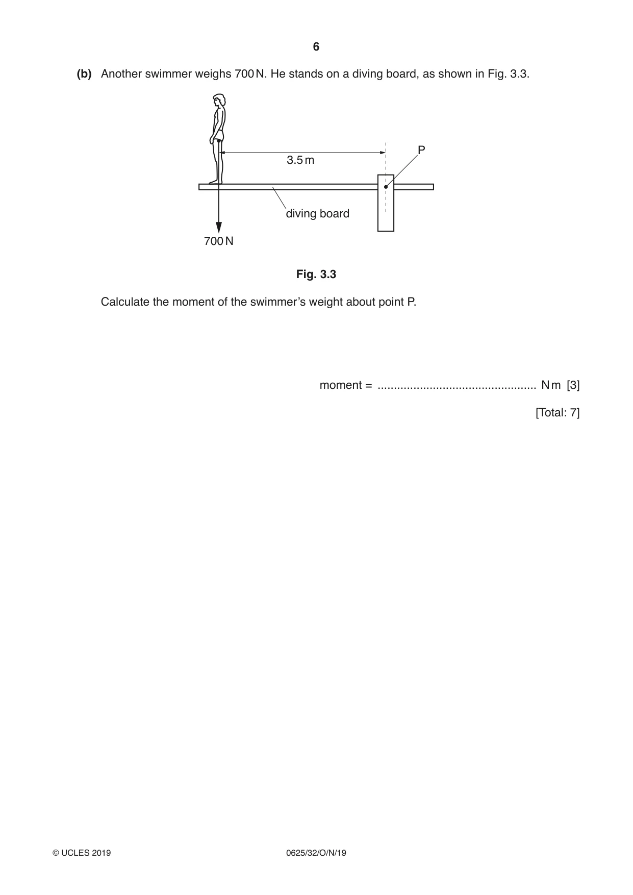 Cambridge IGCSE Physics 0625 2019 Oct/Nov Paper 3 · Variant 2 question paper, page 6 of 20