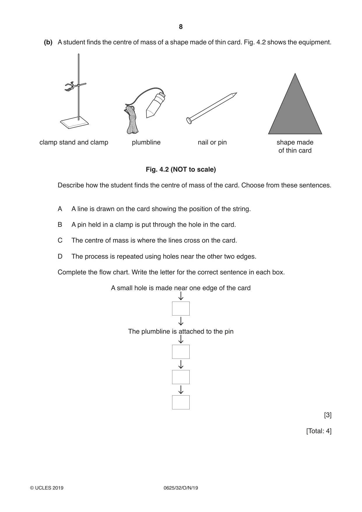 Cambridge IGCSE Physics 0625 2019 Oct/Nov Paper 3 · Variant 2 question paper, page 8 of 20
