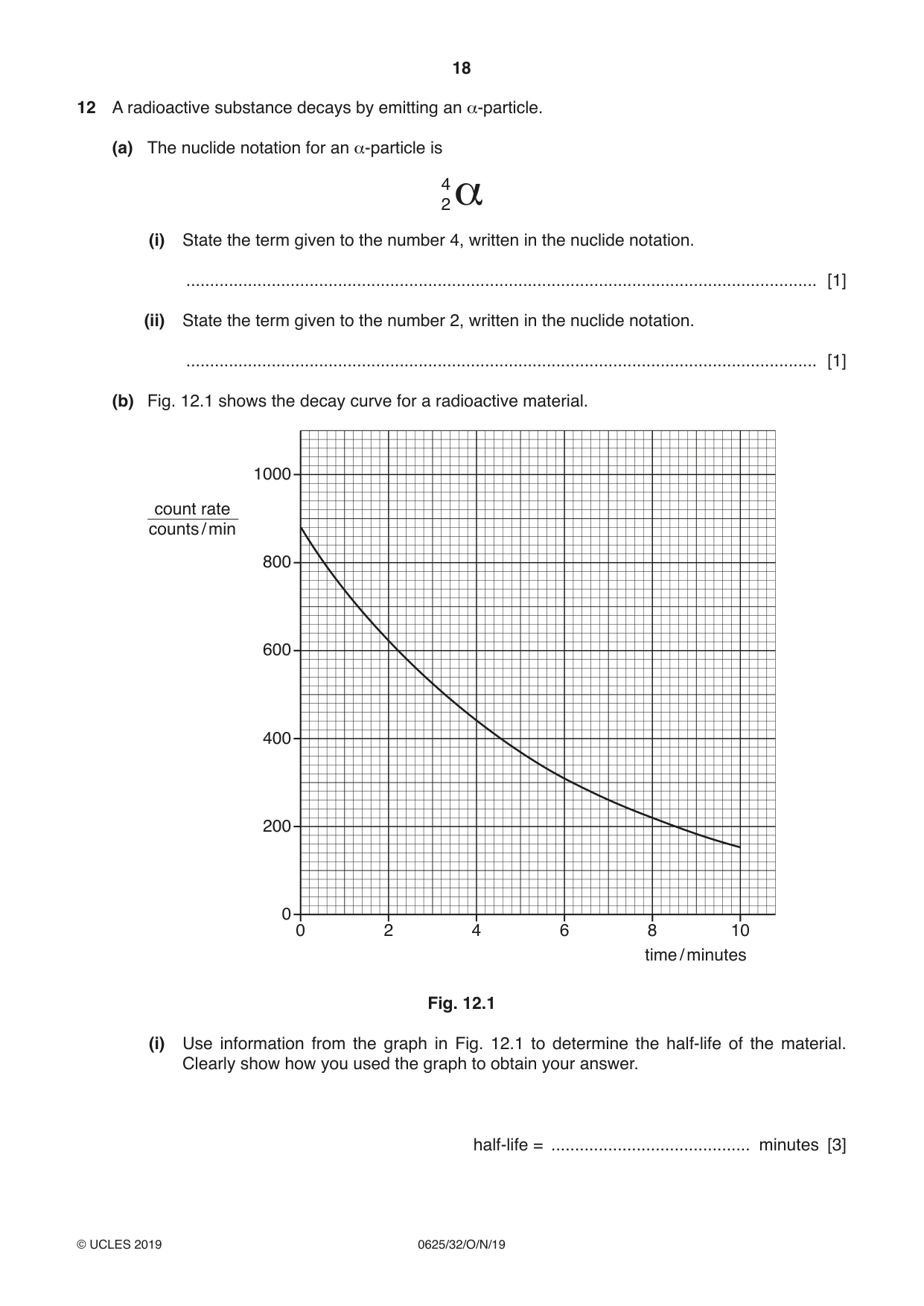 Cambridge IGCSE Physics 0625 2019 Oct/Nov Paper 3 · Variant 2 question paper, page 18 of 20