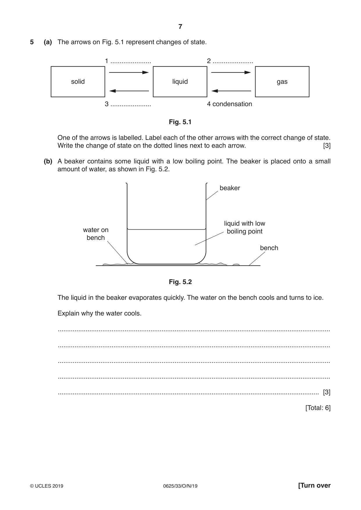 Cambridge IGCSE Physics 0625 2019 Oct/Nov Paper 3 · Variant 3 question paper, page 7 of 16