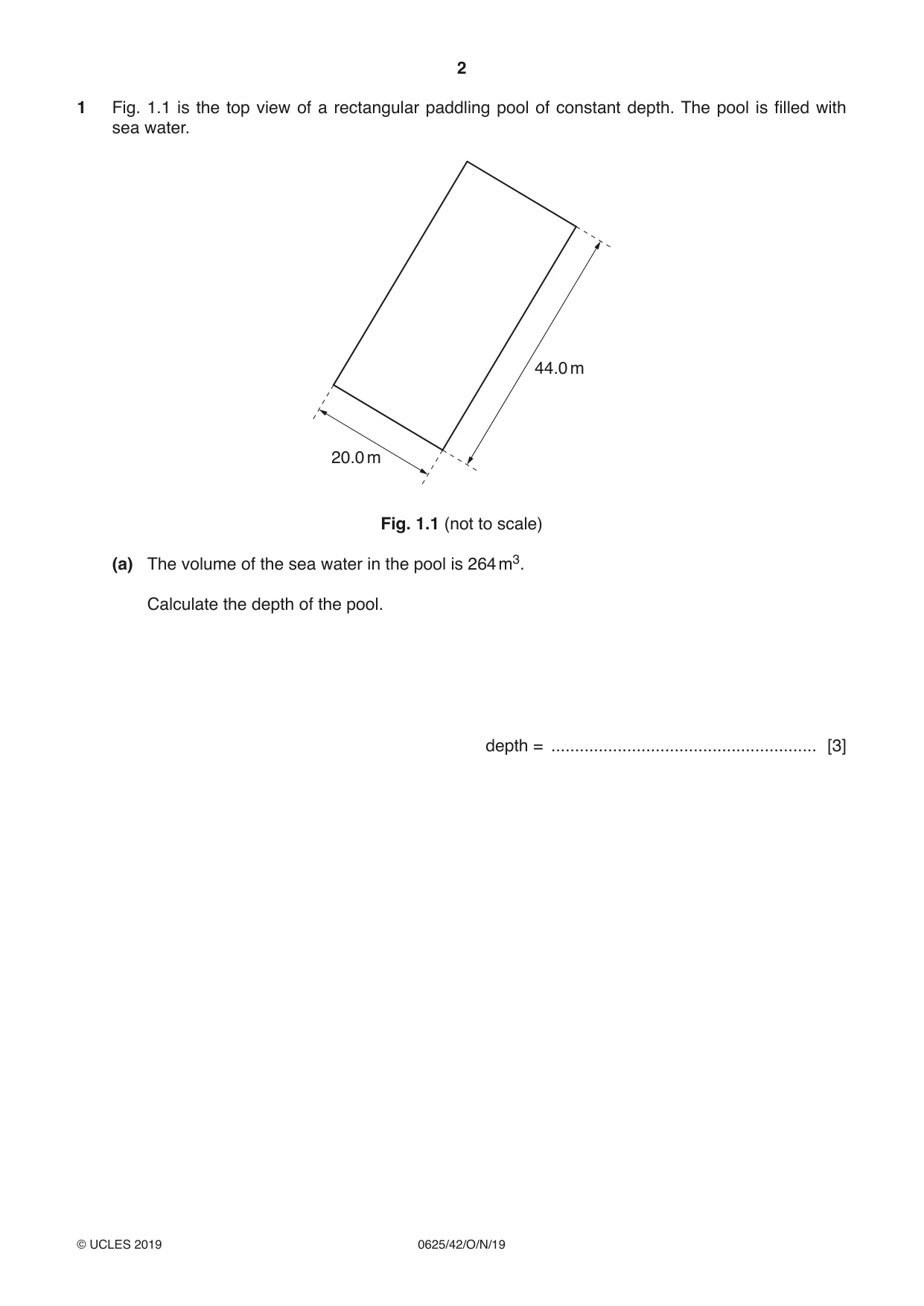 Cambridge IGCSE Physics 0625 2019 Oct/Nov Paper 4 · Variant 2 question paper, page 2 of 16
