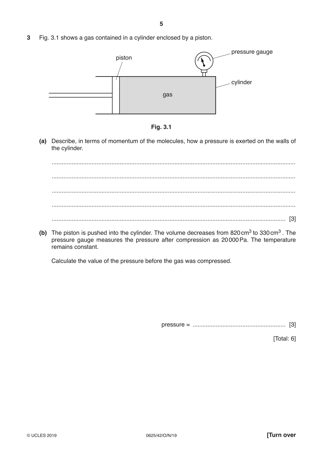 Cambridge IGCSE Physics 0625 2019 Oct/Nov Paper 4 · Variant 2 question paper, page 5 of 16