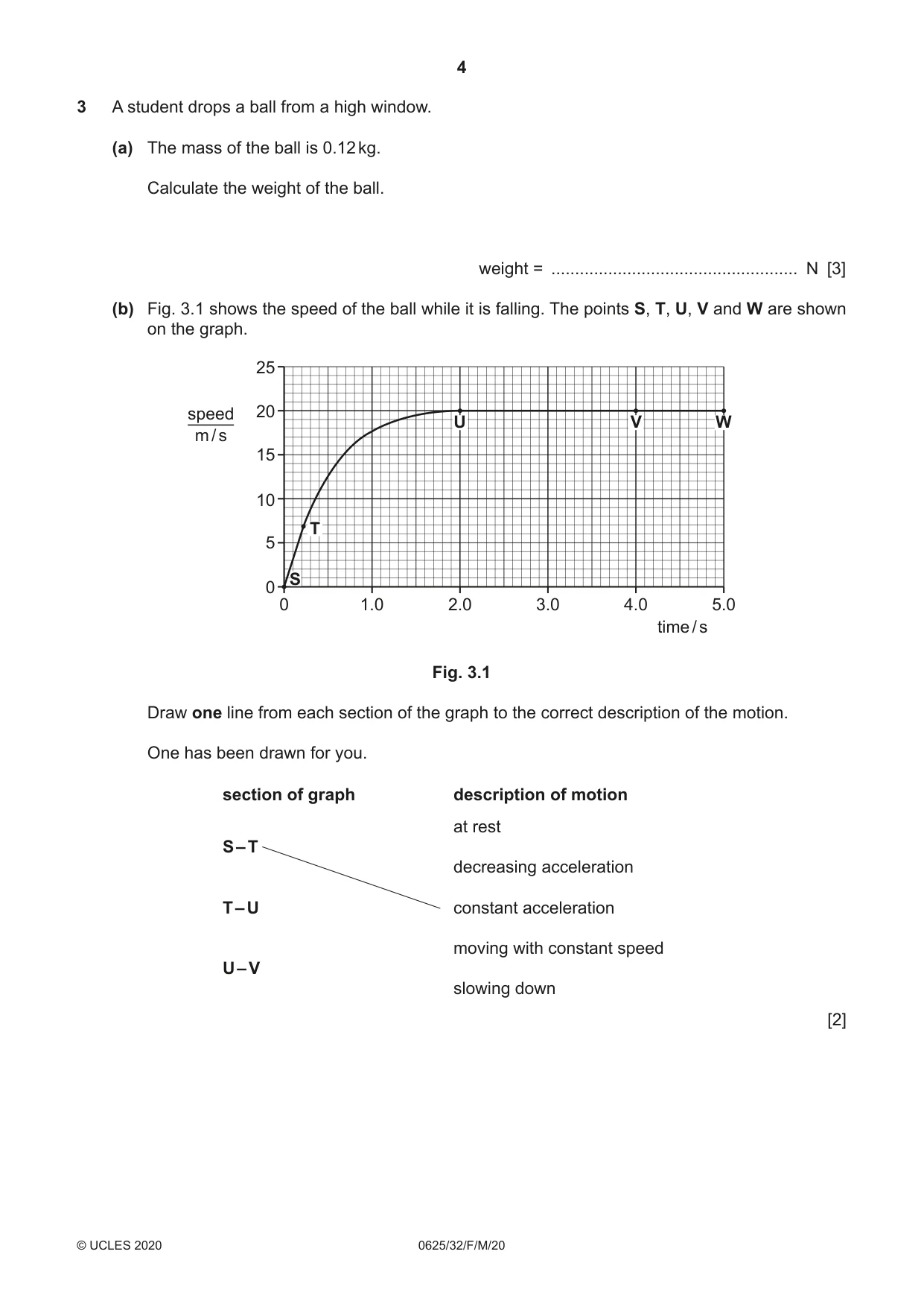 Cambridge IGCSE Physics 0625 2020 Feb/March Paper 3 · Variant 2 question paper, page 4 of 16