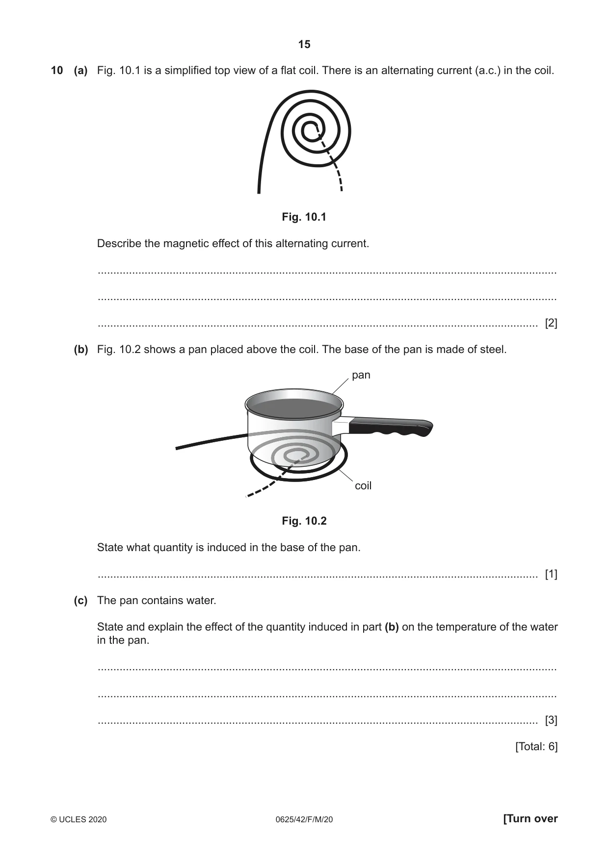 Cambridge IGCSE Physics 0625 2020 Feb/March Paper 4 · Variant 2 question paper, page 15 of 16