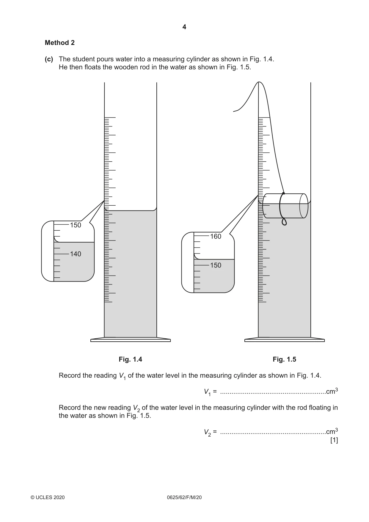 Cambridge IGCSE Physics 0625 2020 Feb/March Paper 6 · Variant 2 question paper, page 4 of 16