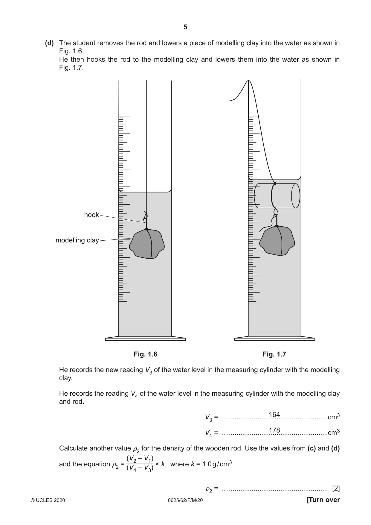 Cambridge IGCSE Physics 0625 2020 Feb/March Paper 6 · Variant 2 question paper, page 5 of 16
