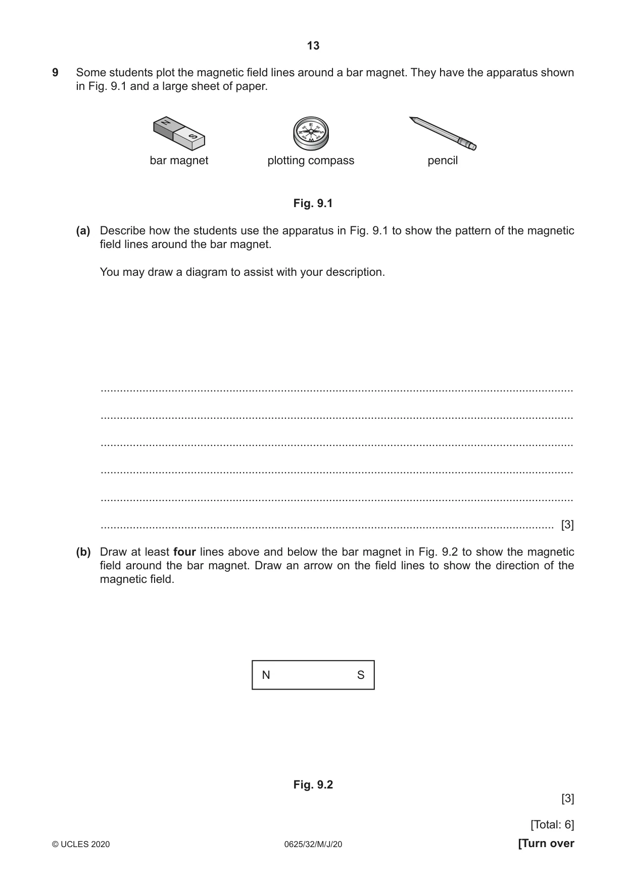 Cambridge IGCSE Physics 0625 2020 May/June Paper 3 · Variant 2 question paper, page 13 of 16