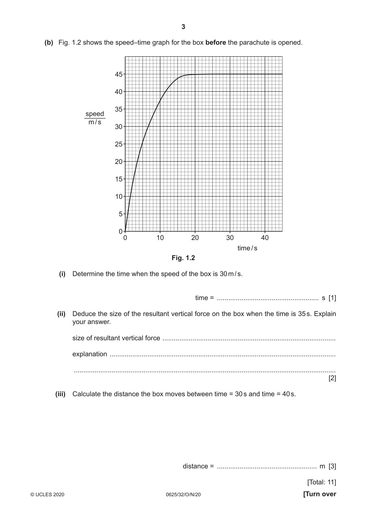 Cambridge IGCSE Physics 0625 2020 Oct/Nov Paper 3 · Variant 2 question paper, page 3 of 16