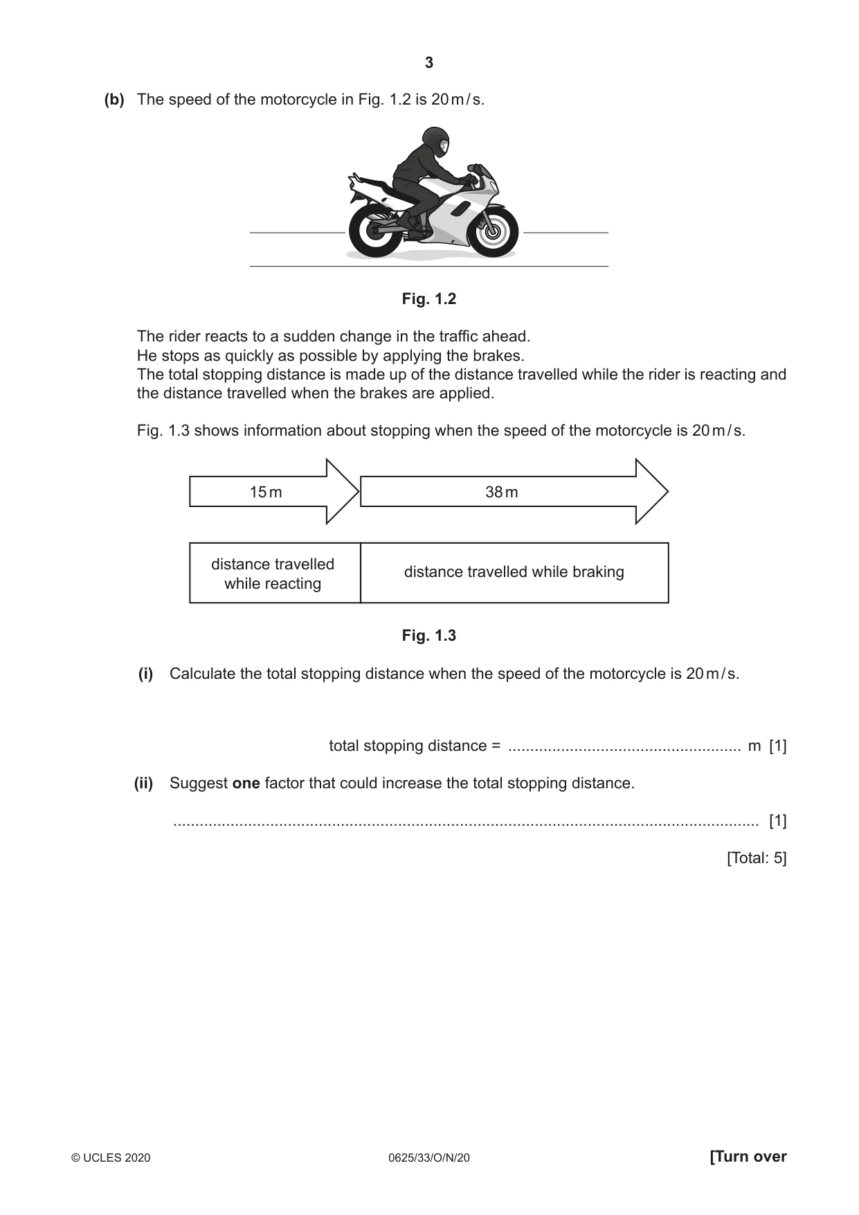 Cambridge IGCSE Physics 0625 2020 Oct/Nov Paper 3 · Variant 3 question paper, page 3 of 20