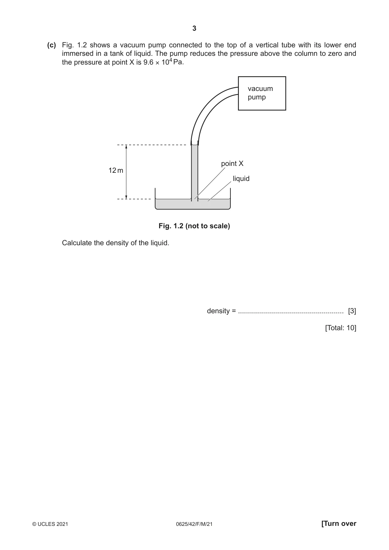 Cambridge IGCSE Physics 0625 2021 Feb/March Paper 4 · Variant 2 question paper, page 3 of 16