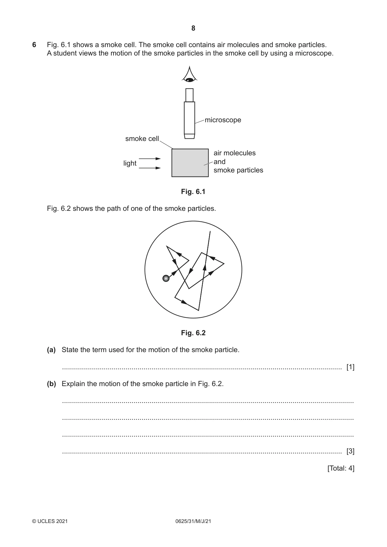 Cambridge IGCSE Physics 0625 2021 May/June Paper 3 · Variant 1 question paper, page 8 of 16