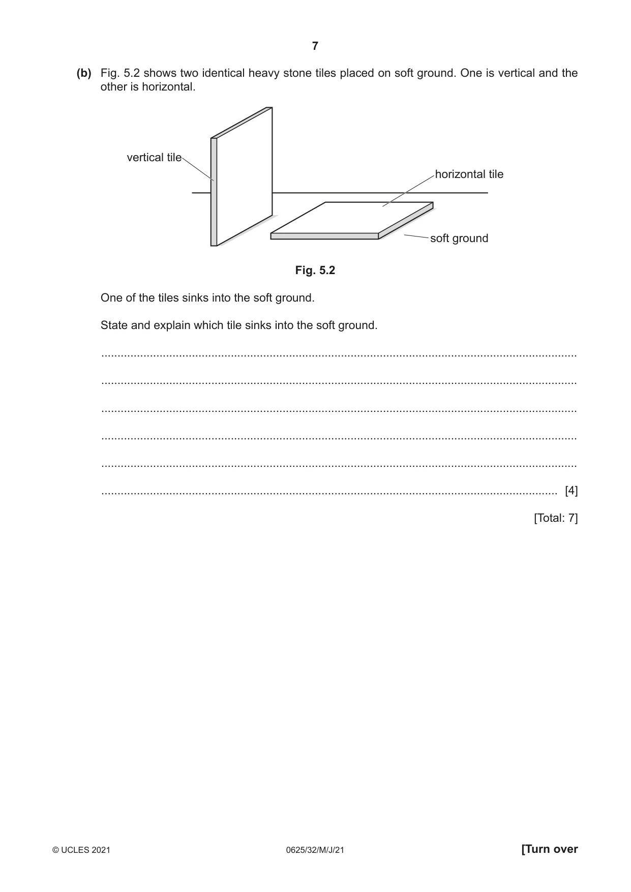 Cambridge IGCSE Physics 0625 2021 May/June Paper 3 · Variant 2 question paper, page 7 of 16