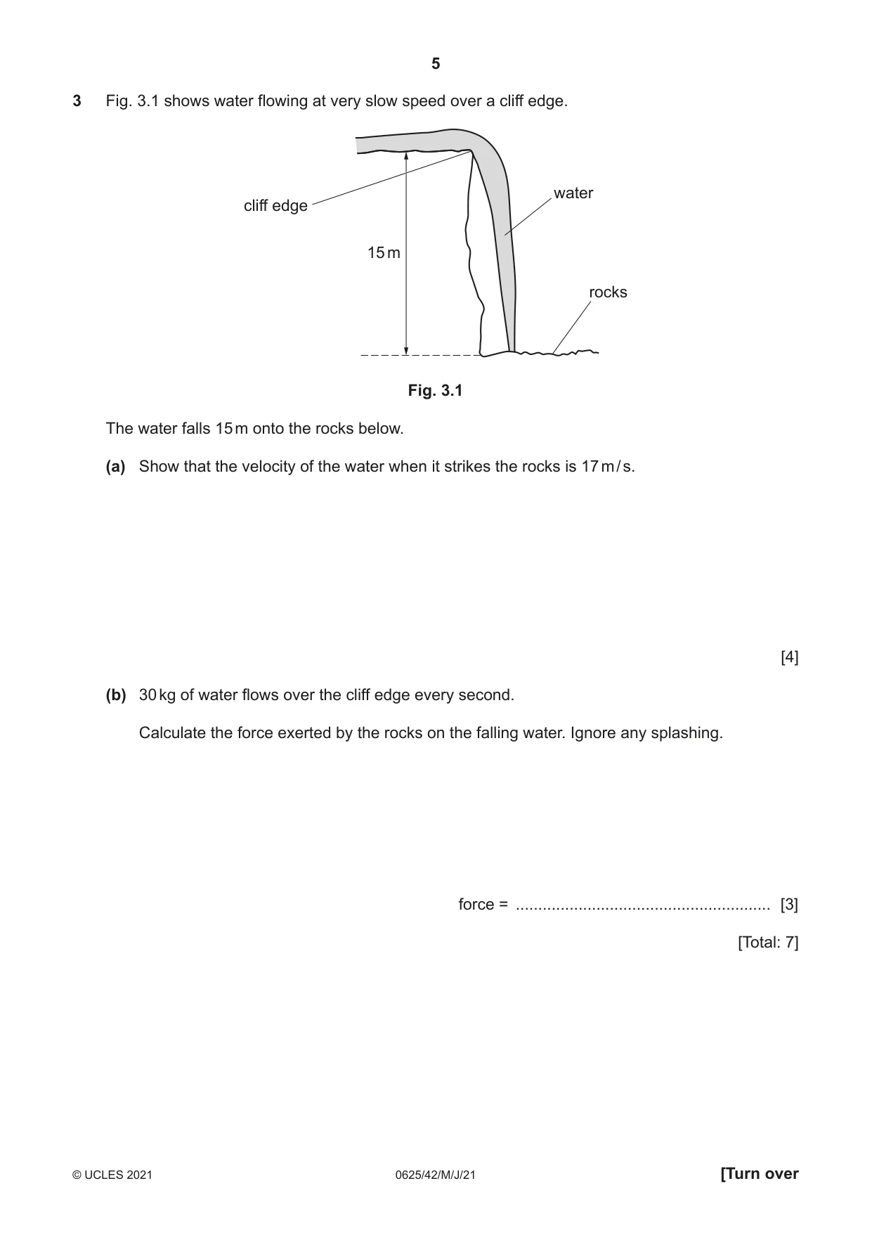 Cambridge IGCSE Physics 0625 2021 May/June Paper 4 · Variant 2 question paper, page 5 of 16
