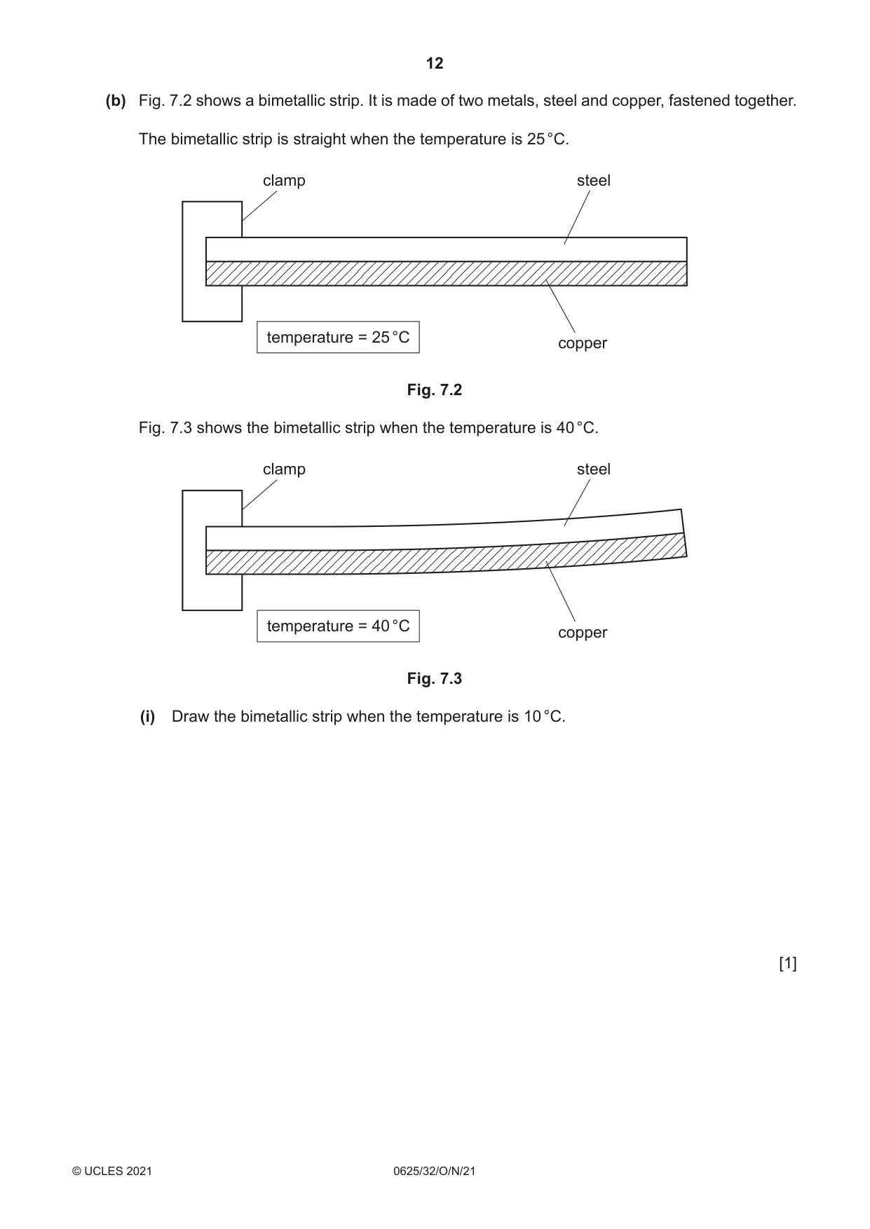 Cambridge IGCSE Physics 0625 2021 Oct/Nov Paper 3 · Variant 2 question paper, page 12 of 20
