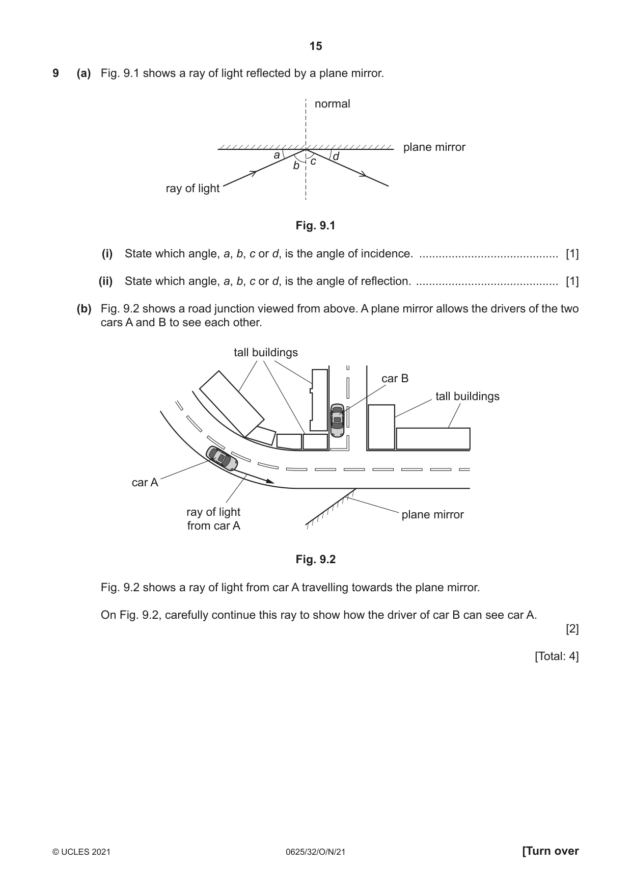 Cambridge IGCSE Physics 0625 2021 Oct/Nov Paper 3 · Variant 2 question paper, page 15 of 20