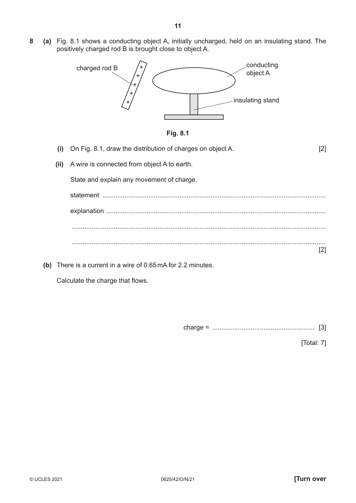 Cambridge IGCSE Physics 0625 2021 Oct/Nov Paper 4 · Variant 2 question paper, page 11 of 16