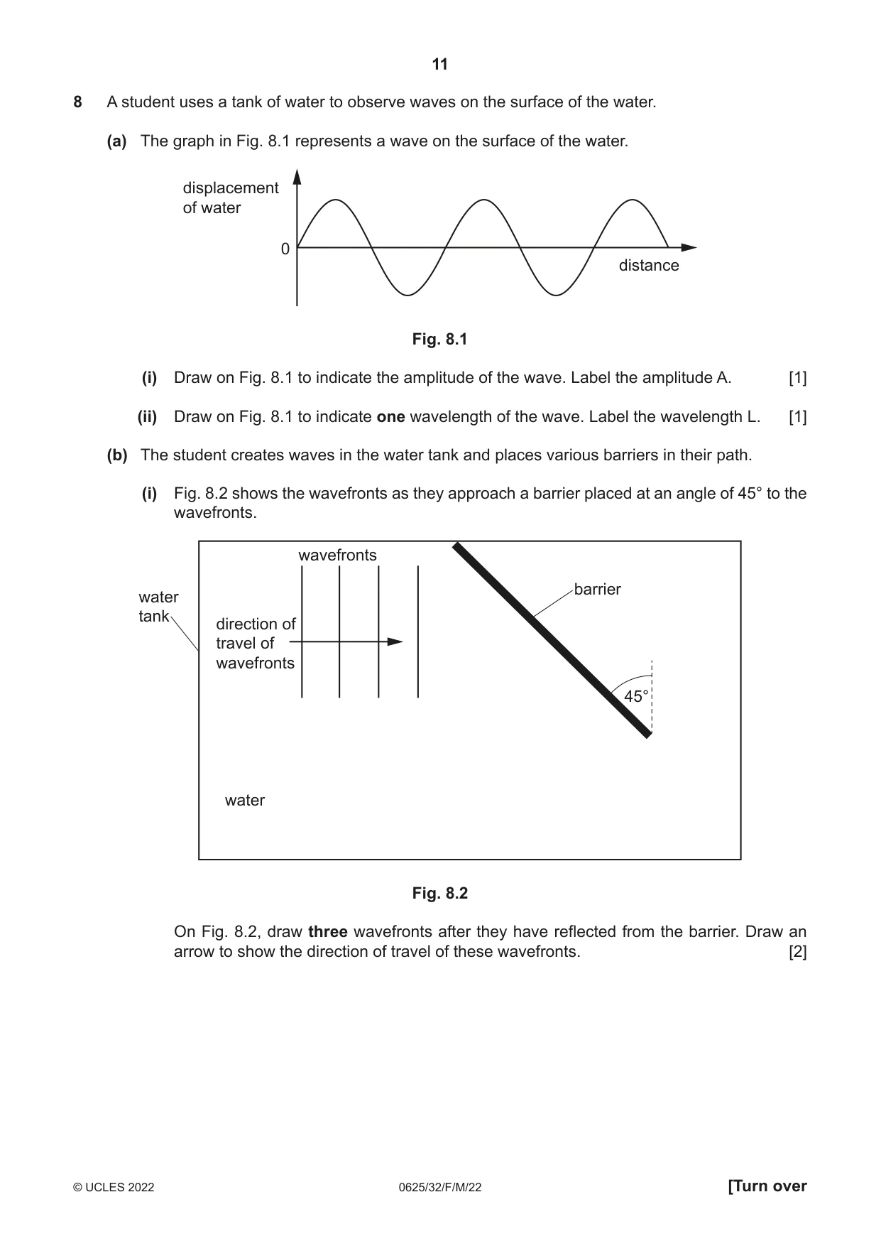 Cambridge IGCSE Physics 0625 2022 Feb/March Paper 3 · Variant 2 question paper, page 11 of 16