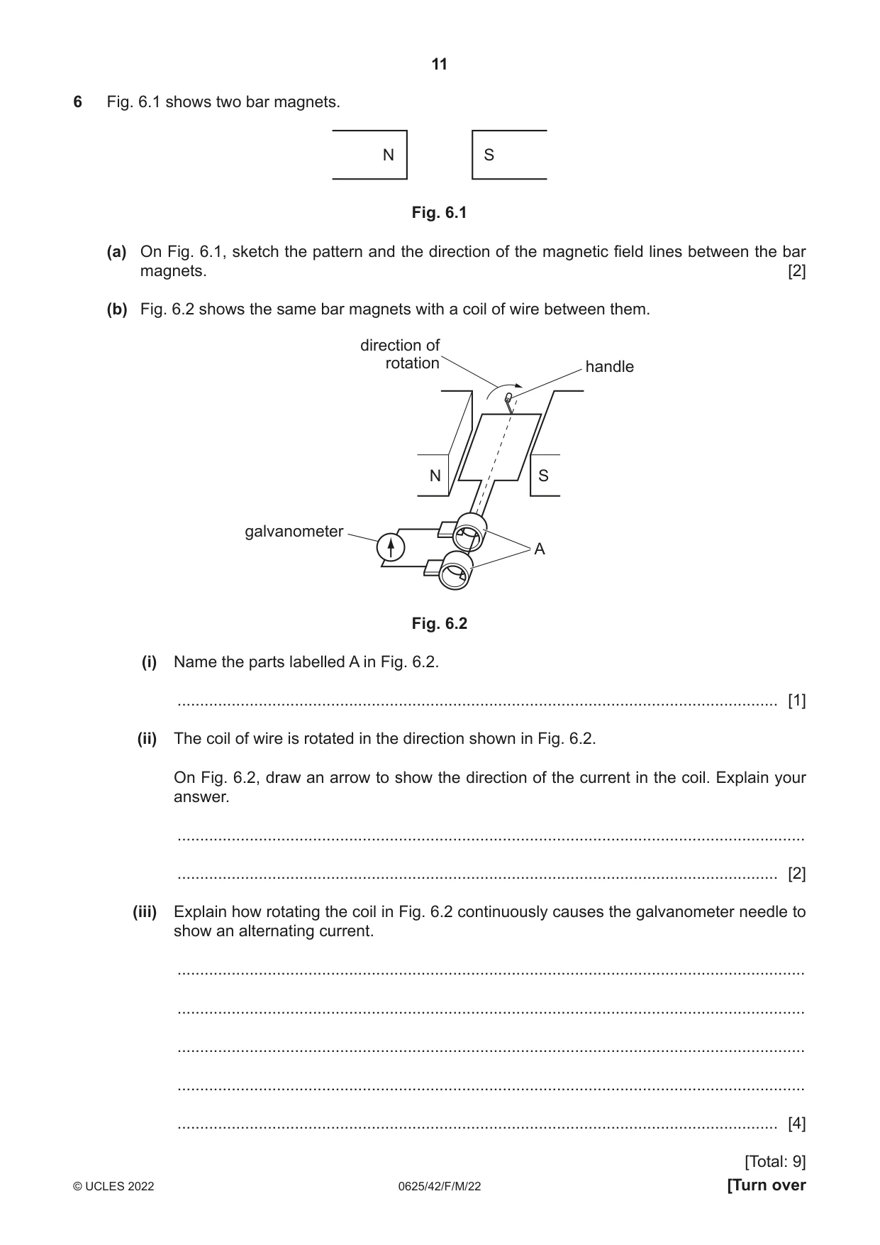 Cambridge IGCSE Physics 0625 2022 Feb/March Paper 4 · Variant 2 question paper, page 11 of 16