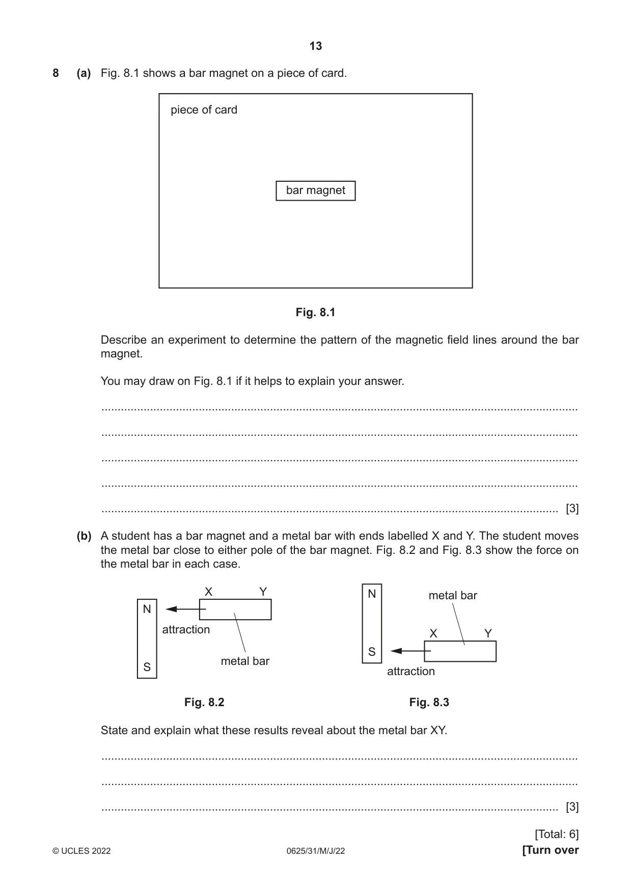 Cambridge IGCSE Physics 0625 2022 May/June Paper 3 · Variant 1 question paper, page 13 of 16