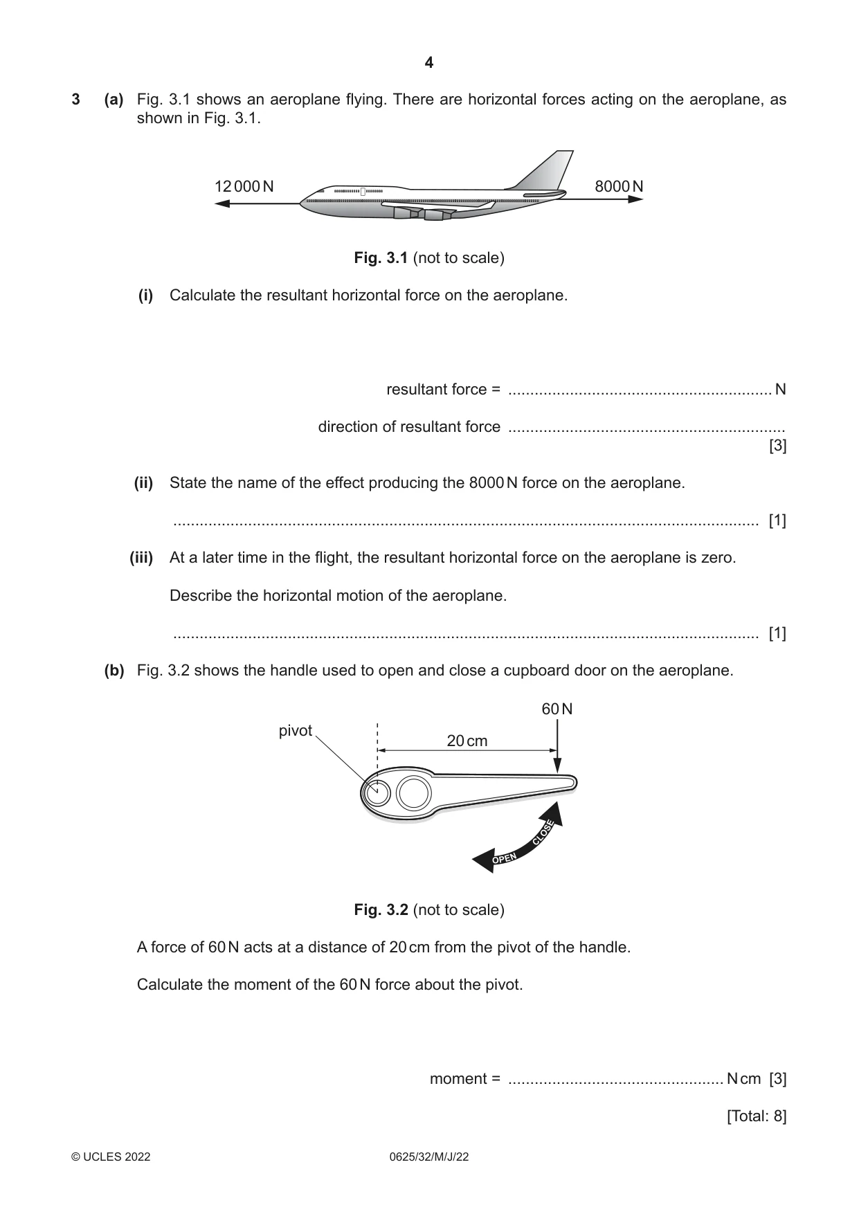 Cambridge IGCSE Physics 0625 2022 May/June Paper 3 · Variant 2 question paper, page 4 of 16