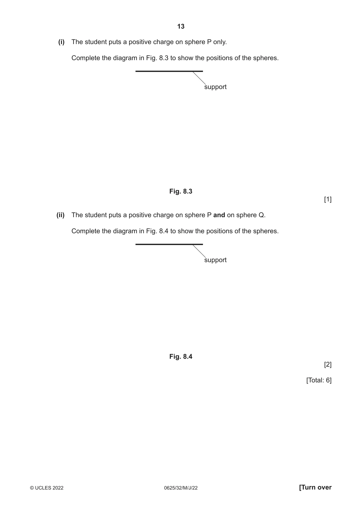 Cambridge IGCSE Physics 0625 2022 May/June Paper 3 · Variant 2 question paper, page 13 of 16