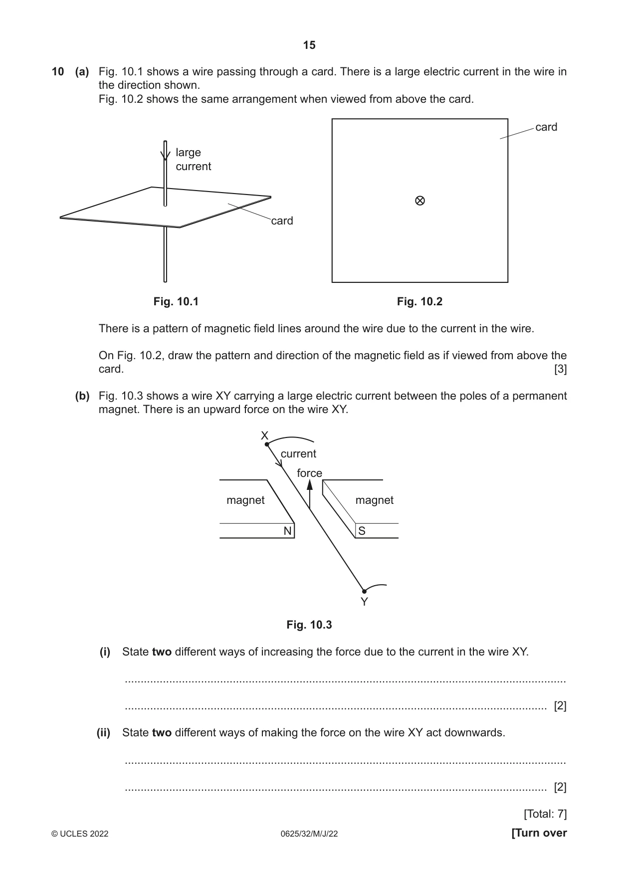 Cambridge IGCSE Physics 0625 2022 May/June Paper 3 · Variant 2 question paper, page 15 of 16