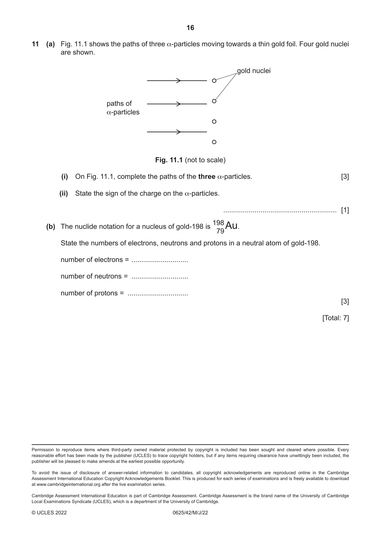 Cambridge IGCSE Physics 0625 2022 May/June Paper 4 · Variant 2 question paper, page 16 of 16