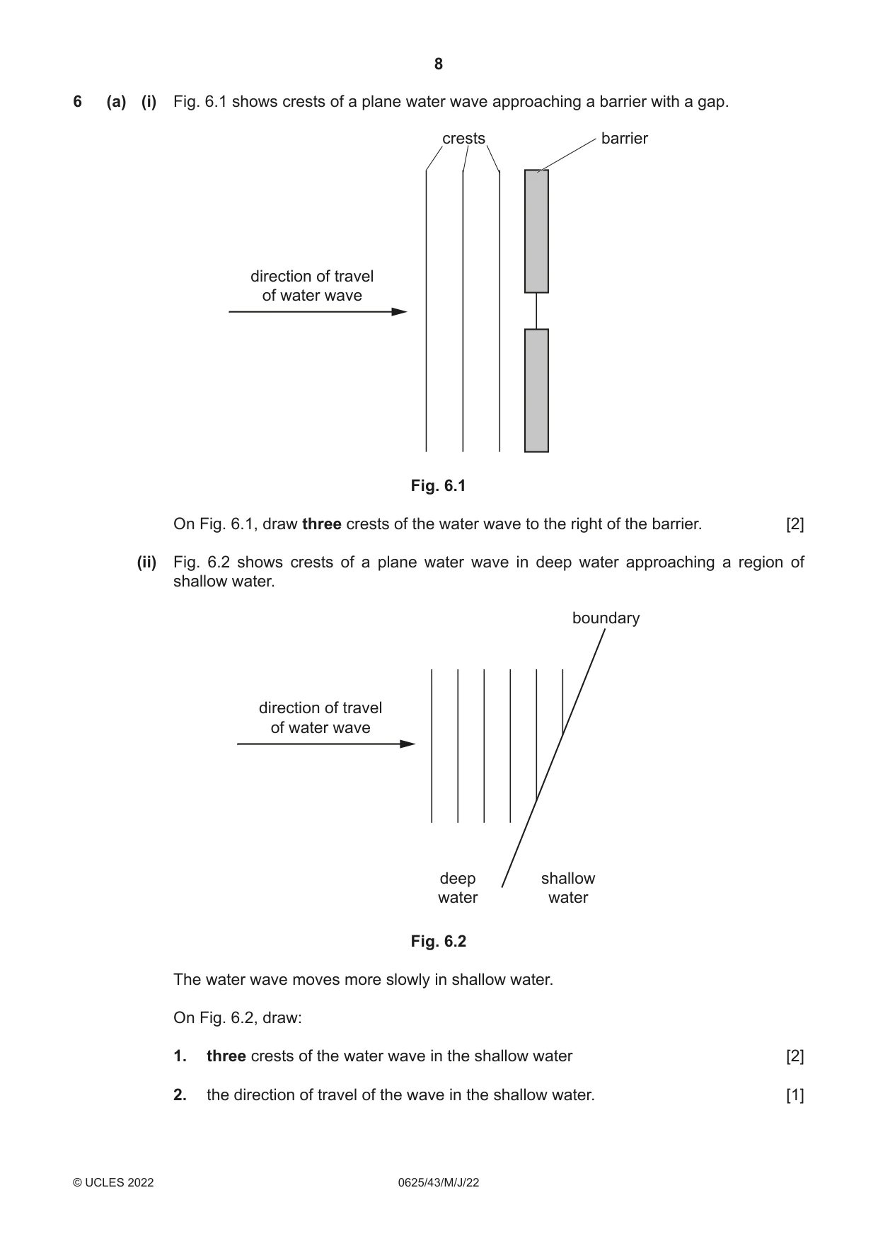 Cambridge IGCSE Physics 0625 2022 May/June Paper 4 · Variant 3 question paper, page 8 of 16
